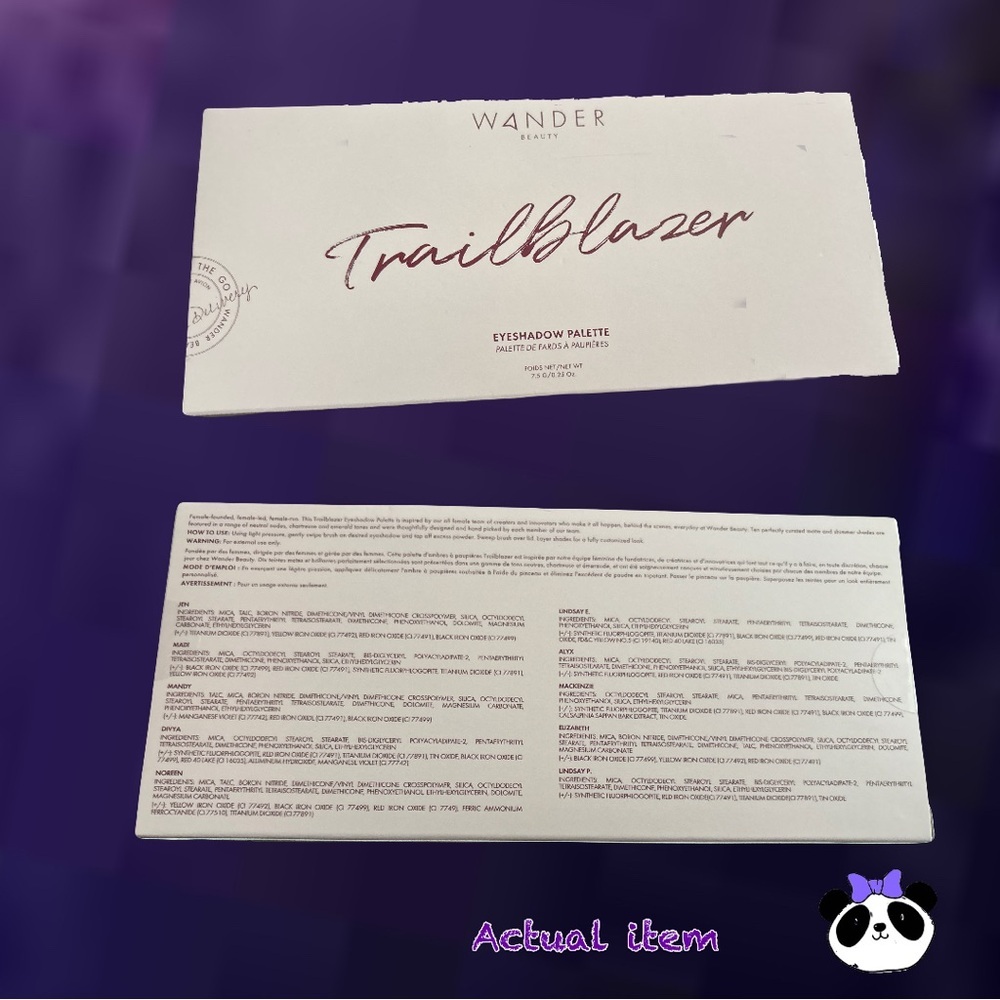 ⭐️ 3 for $22 - Wander Beauty Trailblazer Eyeshadow Palette, New